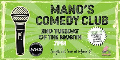 Mano's Comedy Club Tuesday 10th December 2024 | Mano's Tedder Ave