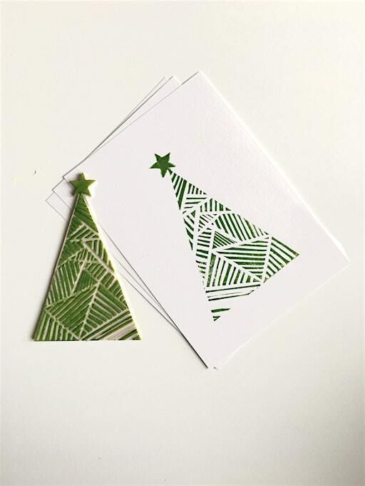 Lino print cards and wrap | Union Street Co-working Space