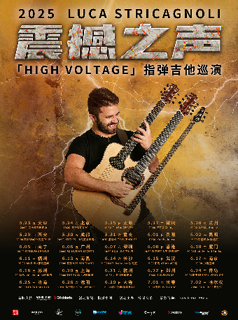 Luca Stricagnoli 2025 《震撼之聲》指彈吉他音樂會 武漢站｜演唱會 | 不晚INtime 403店