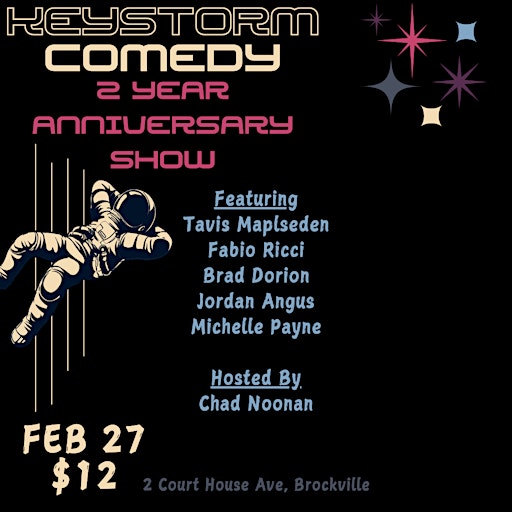 Keystorm Comedy 2 Year Anniversary Show | The Keystorm Pub