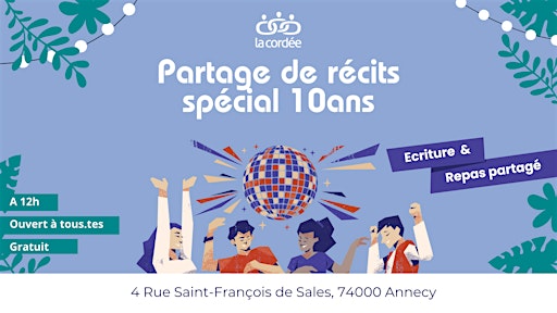 Atelier - Partage de récits | La Cordée - coworking & salles de réunion Annecy
