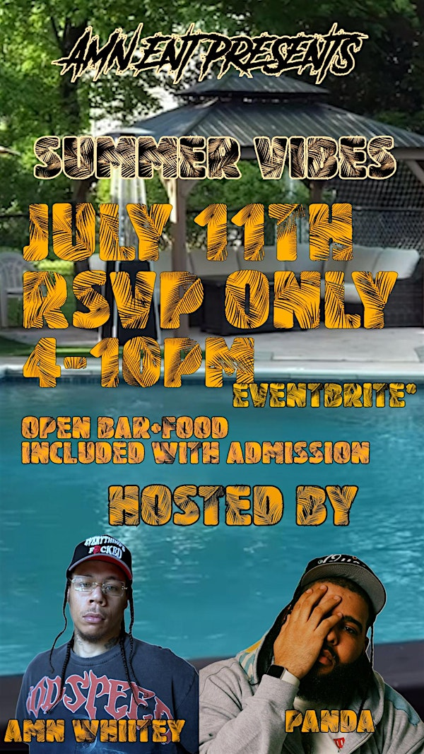 Summer Vibes Pool Party July 11th | 343 Washington Ave