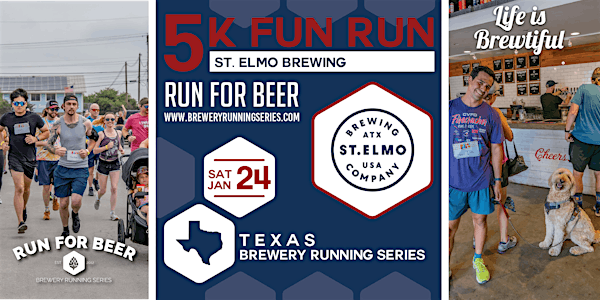 5k Beer Run x St. Elmo Brewing | '25-'26 TX Brewery Running Series | St. Elmo Brewing Company