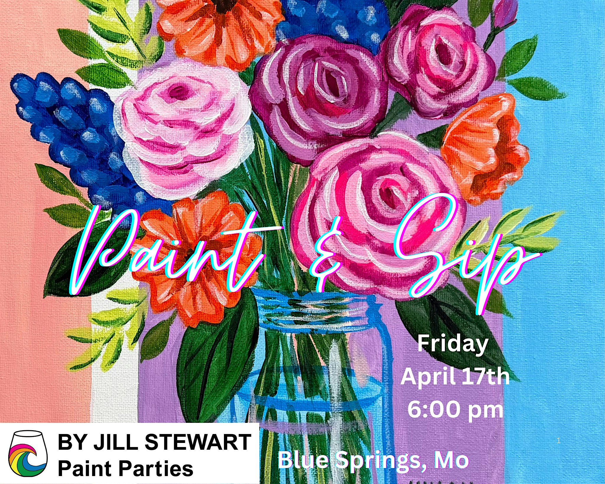 Stylish Floral Paint Party | 25110 E Strode Rd