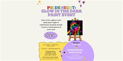 Glow Up — A Pride Paint Night ✨ | 1009 Drouillard Rd #2