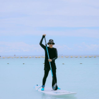 พายซัพโต้คลื่น ทะเลเกาะล้าน