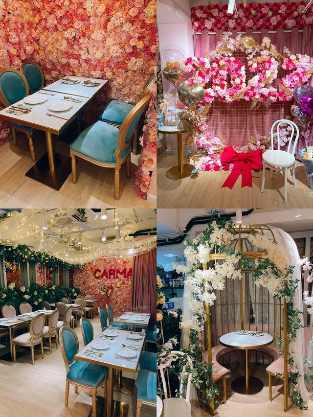 【粉紅色少女心🌸花藝鳥籠Cafe💖】