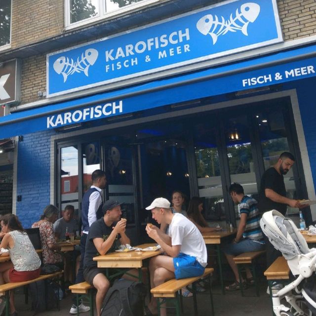 德國漢堡美食攻略🚢🐟--便宜又好吃的Karofisch 海鮮餐廳❤😍