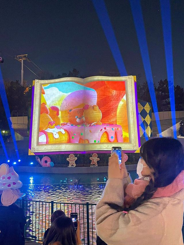 동화 마을 속 불빛 축제에 초대된 듯한 이월드 일루미네이션 🎅🏻⛄️🤍