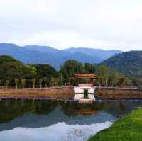 Riding Paddle Boat in Taiping Lake Gardens
