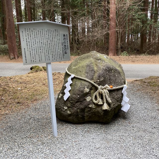 北口本宮冨士浅間神社の表参道