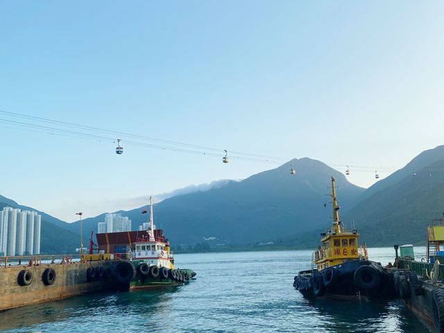 機場維修區無敵日落景