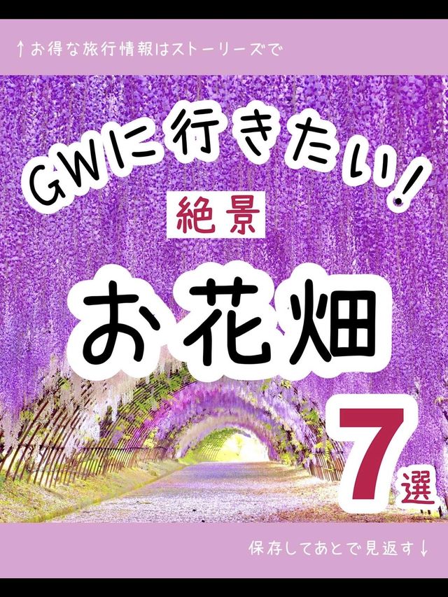 絶景！GWが見頃のお花畑スポット7選