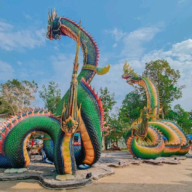 🐉 วัดพระธาตุหนองบัว | ไปเยือนอุบลต้องห้ามพลาด