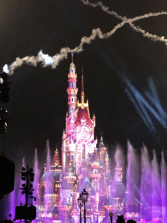 香港迪士尼城堡🏰煙花匯演返嚟啦