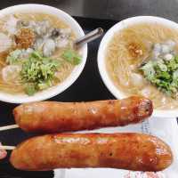 排隊美食🍜🥓Ukuko Oyster Thin Noodles 油庫口蚵仔麵線+炭烤香腸