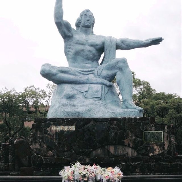 Hoping for peace at Nagasaki Peace Park