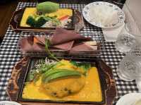 銀座　常に行列の数寄屋バーグをやっと食した🍴✨