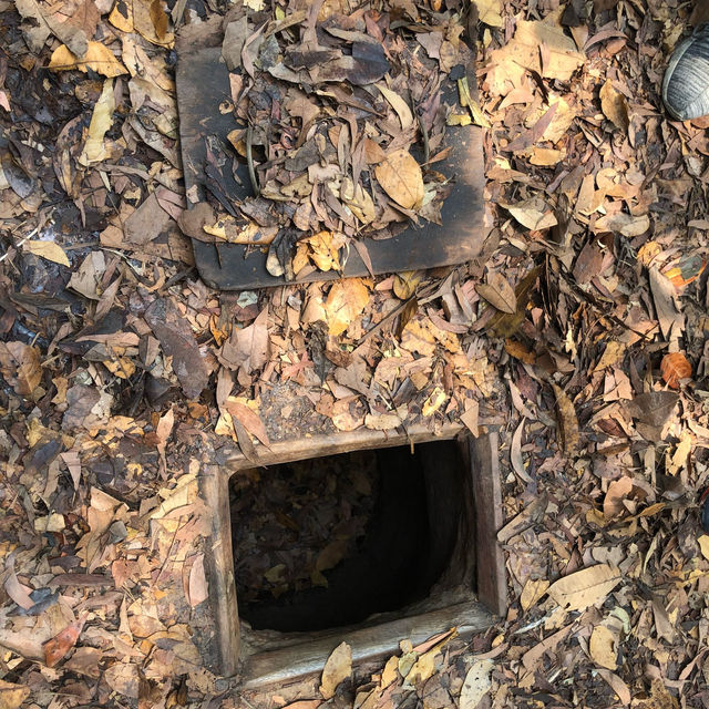 Cu Chi Tunnels in Vietnam 