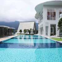 Swimming pool at 41st floor rooftop 😱