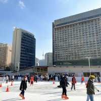 서울에 나타난 대형 스케이트장 ⛸️❄️