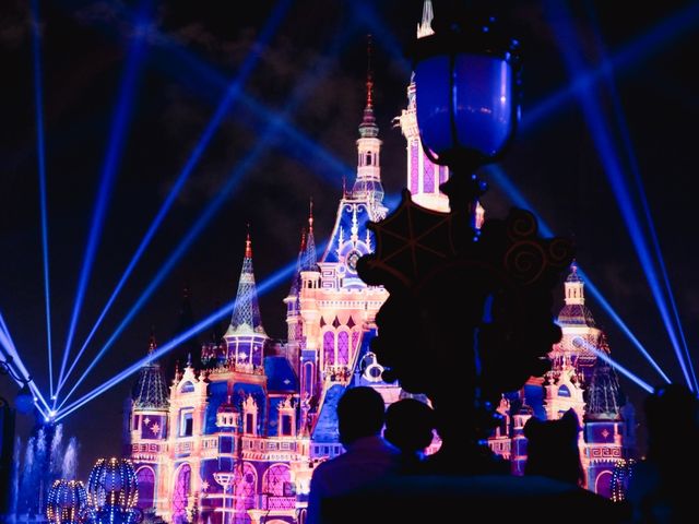 Fireworks at Shanghai Disneyland🏰🎊🎇