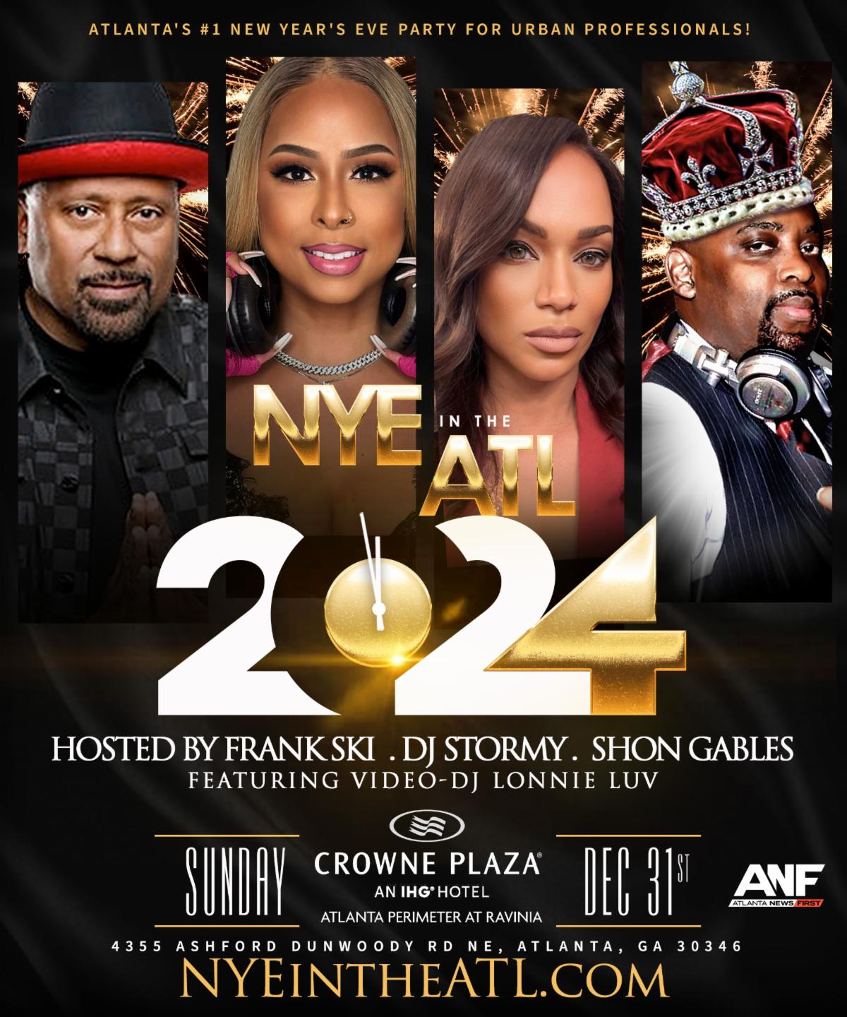 NYE in the ATL 2025 New Year's Eve Atlanta Crowne Plaza Atlanta