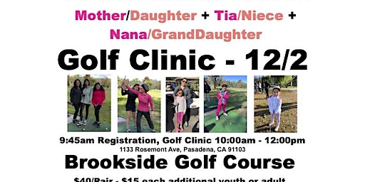 Introduce Your Daughter/Niece/Granddaughter To Golf! | Brookside Golf Club
