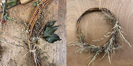Christmas Wreath Making (dry foliage) with Sarah Gardner (21 Nov) | Phoenix Art Space