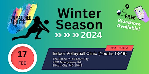 Indoor Volleyball Clinic - February 17, 2024 | Dancel Y
