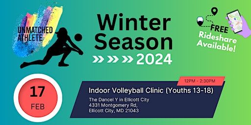 Indoor Volleyball Clinic - February 17, 2024 | Dancel Y