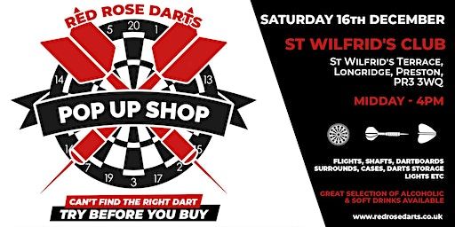 Darts Pop-up Shop Longridge (Lancashire) | St Wilfrid's Terrace Members Club
