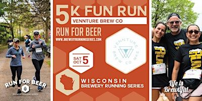5k Beer Run x Vennture Brew Co. | 2024 Wisconsin Brewery Running Series | Vennture Brew Co