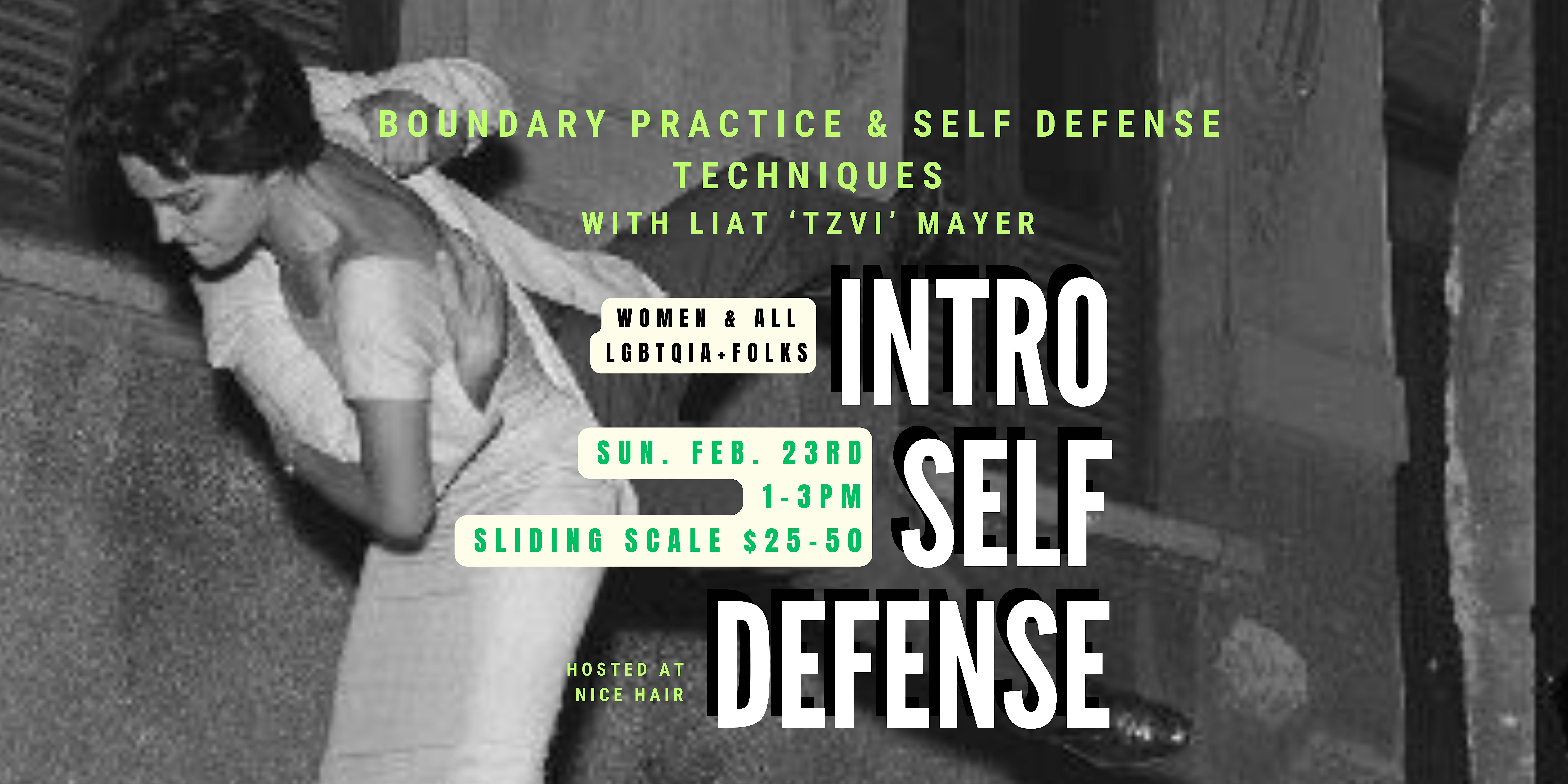 Intro to Self Defense for Women & LGBTQIA+ | Nice Hair Salon