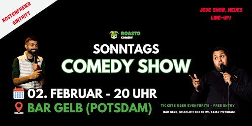 ROASTO Comedy - Open Mic | Bar Gelb - Potsdam