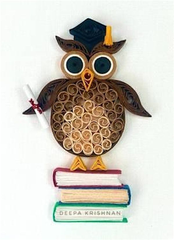 Graduate Owl - Paper Quilling | The Rec Room - Square One