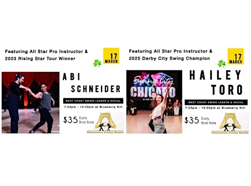 Connected Swing Dance: WCS Workshop & Dance: March 17, 2025 | Blueberry Hill Park Activity Center