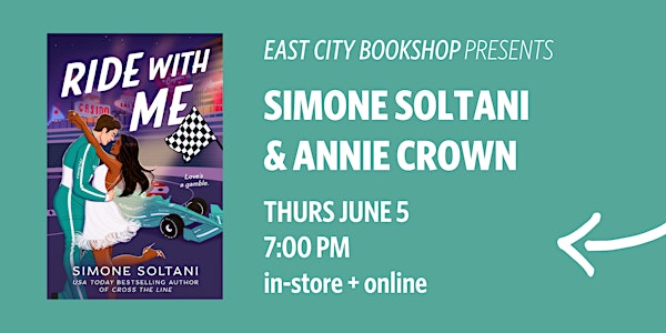 Hybrid Event: Ride With Me, Simone Soltani | East City Bookshop