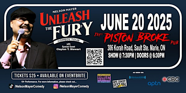 Unleash The Fury ft. Nelson Mayer - Comedy Show (Sault Ste. Marie) | Jay's Piston Broke Pub