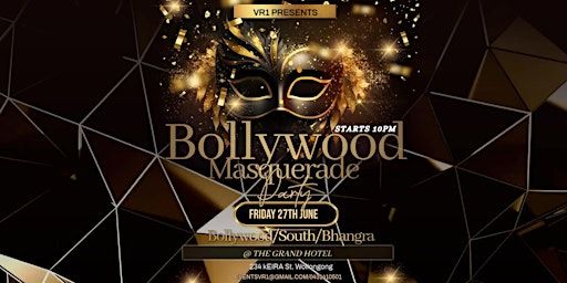 Bollywood Masquerade Party @ The Grand Hotel, Wollongong | Grand Hotel