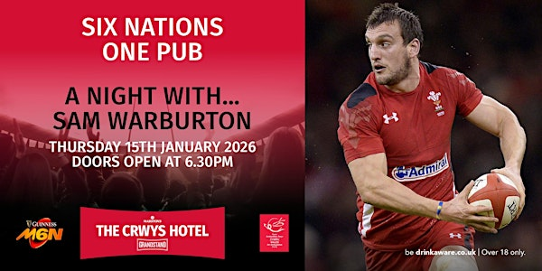 An night with Sam Warburton - Six Nations Warm Up | Crwys Hotel