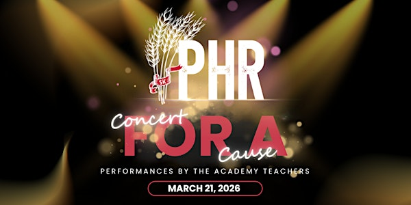 Concert for a Cause 2026 - Prairie Harm Reduction | Saskatoon Academy of Music