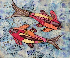Rip and Stick: Let’s Create a Koi Collage! | Queenie's Curio