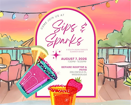 Sips & Sparks: A Summer Mixer for South Asian Singles | Befikre | Bar + Indian Kitchen | Best Indian restaurant in Mississauga | Top Rated Indian restaurant in Mississauga