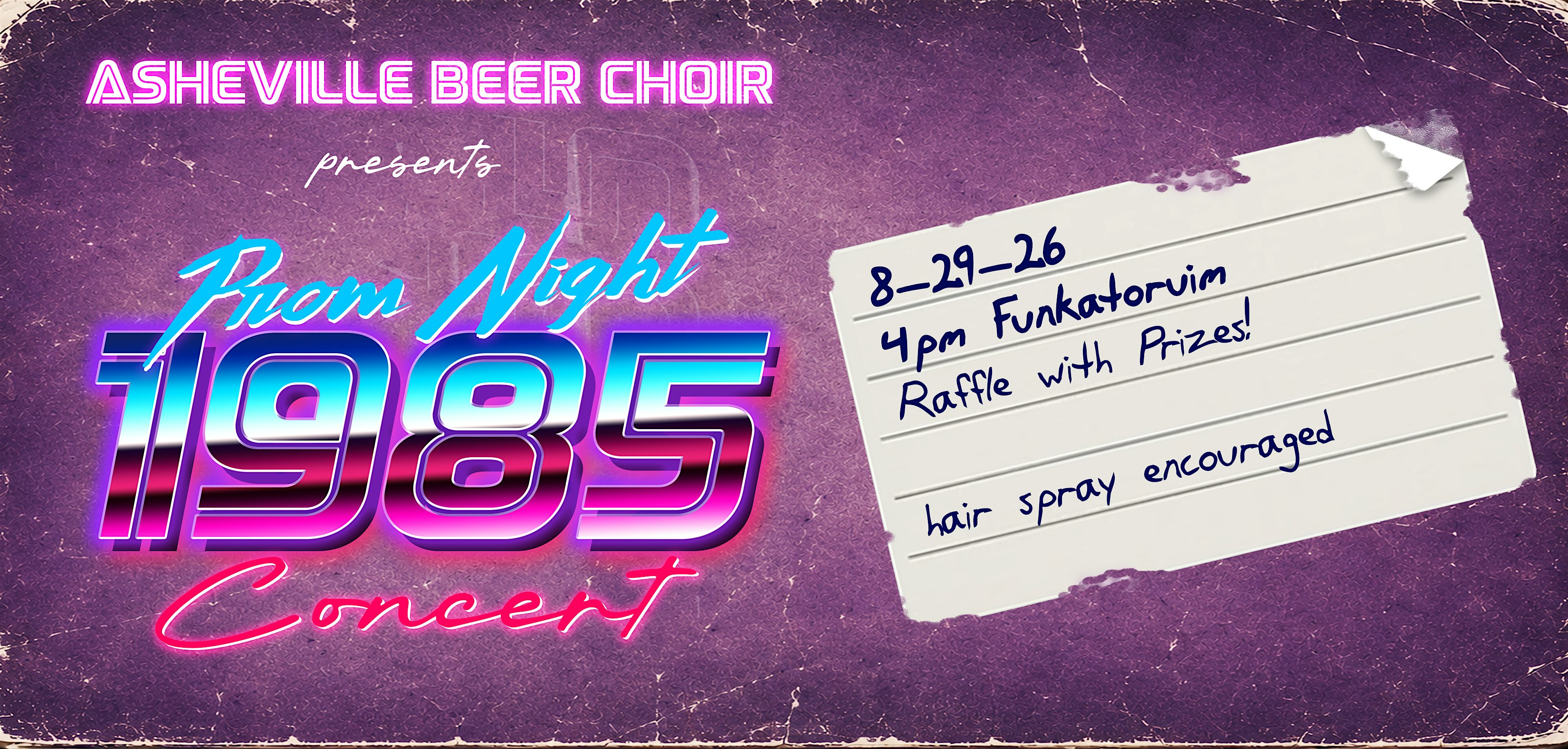 Prom Night: 1985 | Wicked Weed Funkatorium