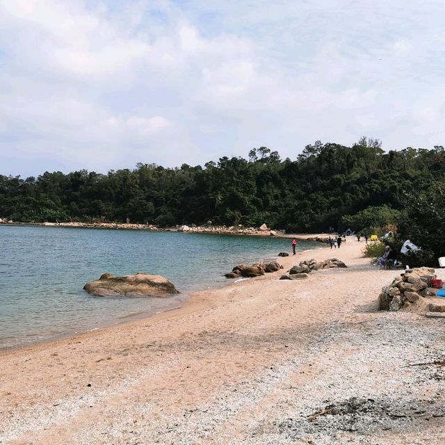 航拍船灣淡水湖
