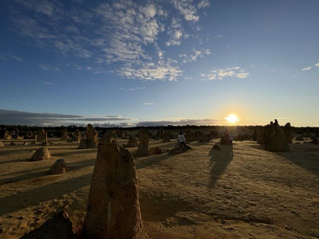 Pinnacles desert sunset ☀️