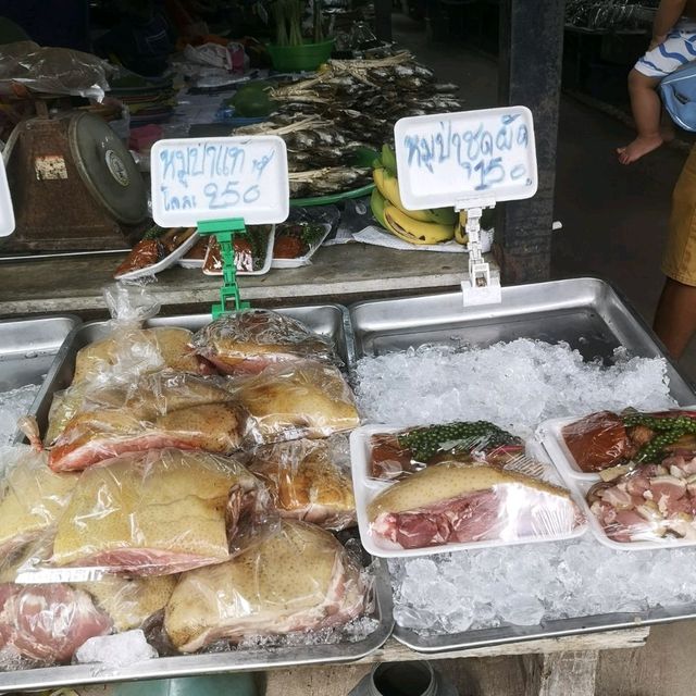 เดินหาของป่า🍖ตลาดบ้ายห้วยเดื่อ