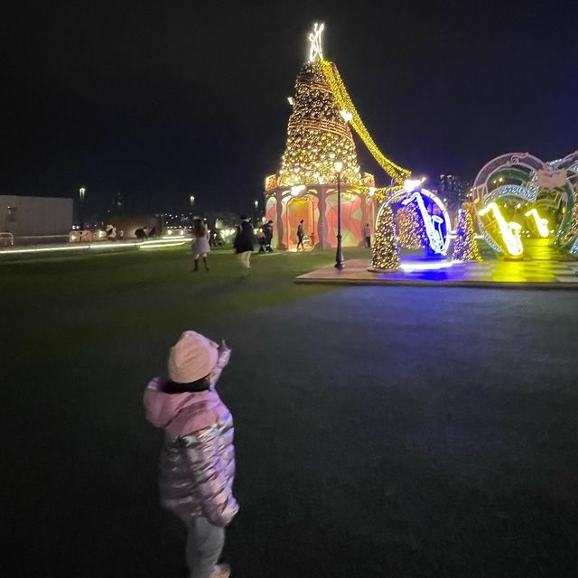 香港親子好去處｜室外篇｜免費歎海景燈飾🎄🥳｜戶外海傍草地放電野餐｜
