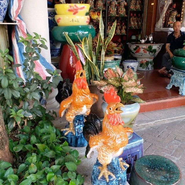 陶瓷精品的步行街